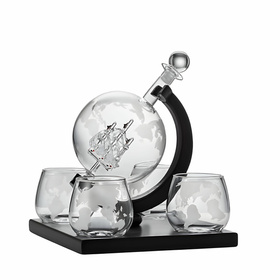 DA514C KARAFKA GLOBUS 1000ML 4 SZKLANKI