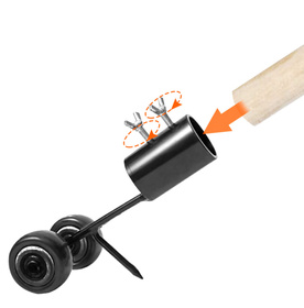 AG394E SKROBAK NA CHWASTY Z KOSTKI