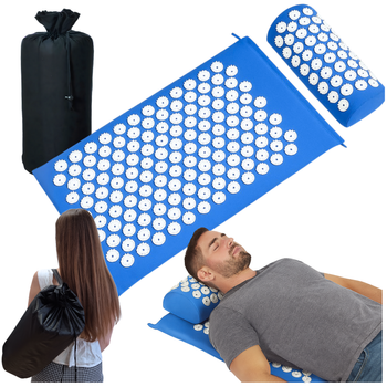 Mata do akupresury z kolcami + poduszka 7992 punkty masaż relaks