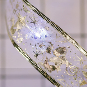 Łańcuch choinkowy wstążka LED 5 m – 8 trybów, pilot, ciepłe lub zimne światło