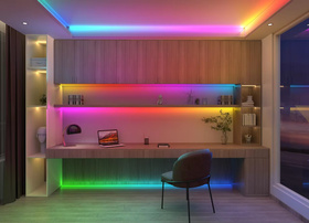 Taśma LED WS2812B RGB 5m 300 diod 60LED/m IP65 – adresowalna, wodoodporna, samoprzylepna