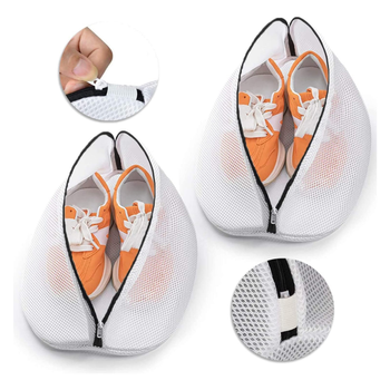 Torba do prania butów 24×42 cm – ochronna siatka do pralki z zamkiem