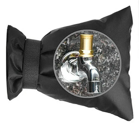 OSŁONA na KRAN pokrowiec ochronny 21x14cm czarny