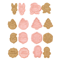 DA542 ŚWIĄTECZNE FOREMKI DO CIASTEK 8SZT