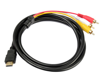 Kabel HDMI na VGA 3xRCA chinch Audio 150cm HD29A