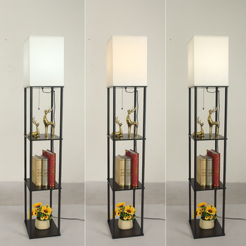 ZD178 STOJĄCA LAMPA PODŁOGOWA Z PÓŁKAMI