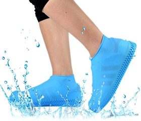 Wodoodporne OCHRANIACZE na BUTY Silikon rozm.40-44 niebieskie BQ41G 