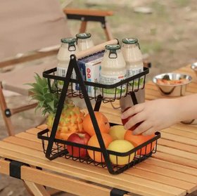 DA78 METALOWY KOSZ 2 POZIOMY