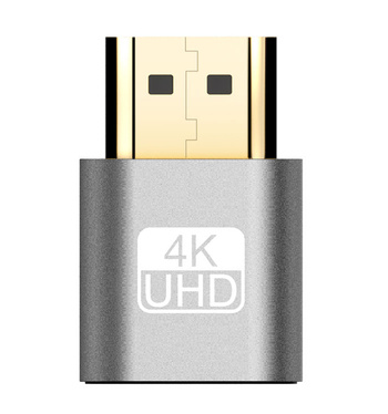 EMULATOR Monitora do Kart Graficznych GPU HDMI szary AK53D