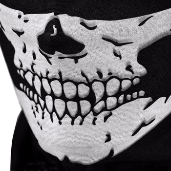 Termoaktywna BANDANA Chusta Komin wzór Czaszka BQ34 