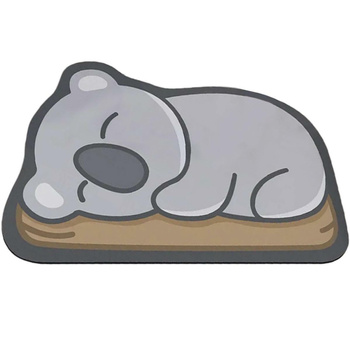 Antypoślizgowy DYWANIK Łazienkowy 58x39cm wzór koala szary DA163A