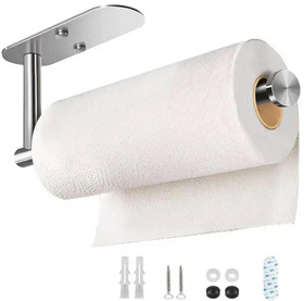UCHWYT na Ręcznik Papierowy Kuchenny Stalowy 34cm srebrny