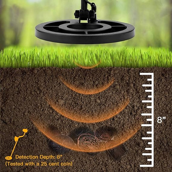 Wykrywacz metalu MD-3010II z dyskryminacją – sonda wodoodporna 