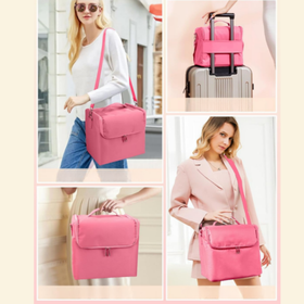 CA33A KUFEREK KOSMETYCZNY RÓŻOWY