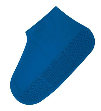 Wodoodporne OCHRANIACZE na BUTY Silikon rozm.40-44 niebieskie BQ41G 