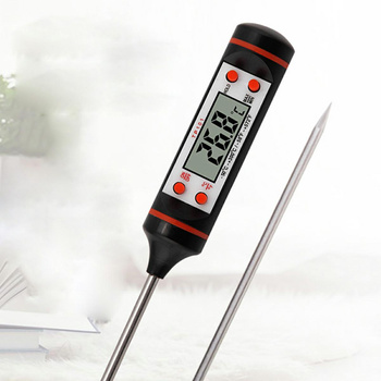 Termometr elektroniczny szpilkowy – idealny do mięsa, ciasta, napojów, LCD, zakres -50°C do +300°C