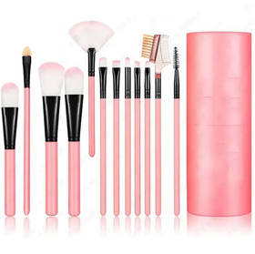AG92M ZESTAW PĘDZLI 12SZT RÓŻ