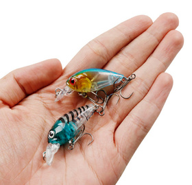 AG103 ZESTAW WOBLERÓW 3D Z GRZECHOTKĄ