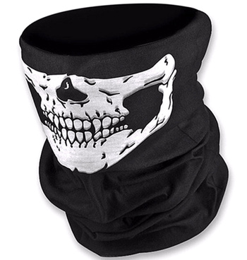 Termoaktywna BANDANA Chusta Komin wzór Czaszka BQ34 
