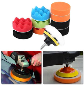 Zestaw POLERSKI Gąbki Futro Głowica 12 elementów