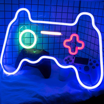 Lampka LED gamepad – podświetlenie pokoju gracza, USB/baterie, 4 kolory
