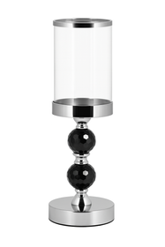 DA191B KOMPLET 3 ŚWIECZNIKÓW CZARNY