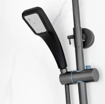 AG832A SŁUCHAWKA PRYSZNICOWA ECO CZARNA