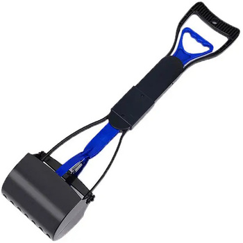 KUPOZBIERACZ Zbieracz Psich Odchodów Łopatka 45cm czarno-niebieski ZW19A