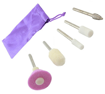 Elektryczna FREZARKA do PAZNOKCI + 5 Końcówek Manicure AG131F 