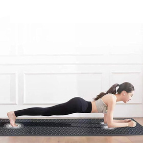 MATA pod sprzęt do ćwiczeń puzzle piankowe 180cmx180cm szaro-czarne