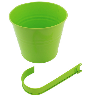 DONICZKA Balkonowa z Uchwytem Duża 16cm zielona AG691B 