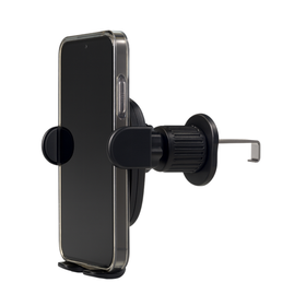 Uniwersalny uchwyt samochodowy 360° – mocowanie do kratki nawiewu, kompatybilny ze smartfonami czarny AP32