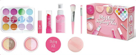 Zestaw kosmetyków dla dziewczynki 10 elementów zabawka do makijażu 3+