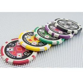 Zestaw do Gry w POKERA 500 żetonów z Nominałem w Walizce Karty