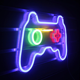 Lampka LED gamepad – podświetlenie pokoju gracza, USB/baterie, 4 kolory