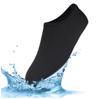 Neoprenowe buty do wody 42-43, czarne, idealne na plażę, nurkowanie i snorkeling