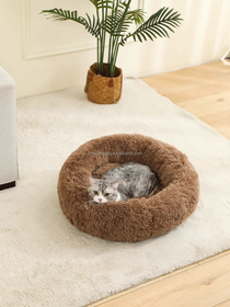 AG602S LEGOWISKO PIES KOT 100 CM BEŻOWE