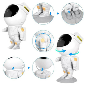 PROJEKTOR GWIAZD LED Lampa Nocna w kształcie Astronauty 5W AK235A 