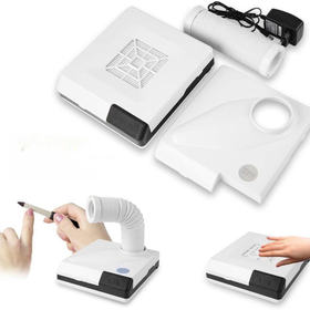 Profesjonalny pochłaniacz pyłu 60W z lampą LED – elastyczna rura 360°, filtr wymienny, manicure