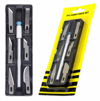 AG607A NOŻYK SKALPEL + OSTRZA 6 SZT