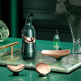 Masażer soniczny 3w1 do twarzy, szyi i oczu – liftingujący, wibracyjny, ujędrniający, 10 000 drgań/min