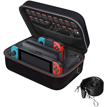 ETUI do KONSOL NINTENDO SWITCH Pokrowiec kieszenie na kartridży czarny AK223F 