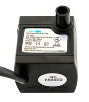 Zatapialna pompka do akwarium 160L/h 2w1 czarna