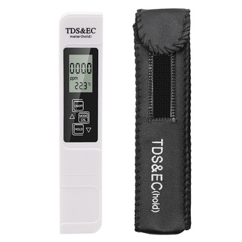 Tester jakości wody TDS EC temp. – cyfrowy miernik z LCD, do filtra, akwarium, studni
