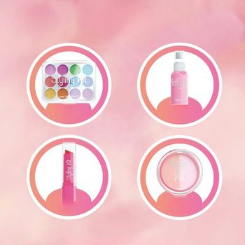 Zestaw kosmetyków dla dziewczynki 10 elementów zabawka do makijażu 3+