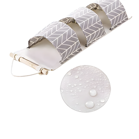 Wiszący ORGANIZER na Zabawki 3 Pojemne Kieszenie 61x18,5cm szary AG703