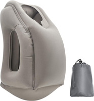 DA413A POMPOWANA PODUSZKA PODRÓŻNA SZARA