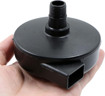 Filtr powietrza do sprężarki 3/8" – czarny, plastikowy, odporny na kurz