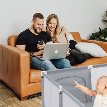 Kojec dla dzieci 200x180 XXL – duży suchy basen z torbą i uchwytami