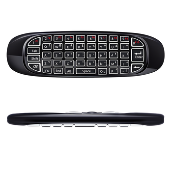 Bezprzewodowy pilot Air Mouse z klawiaturą QWERTY – Smart TV, PC, Android, 2.4 GHz